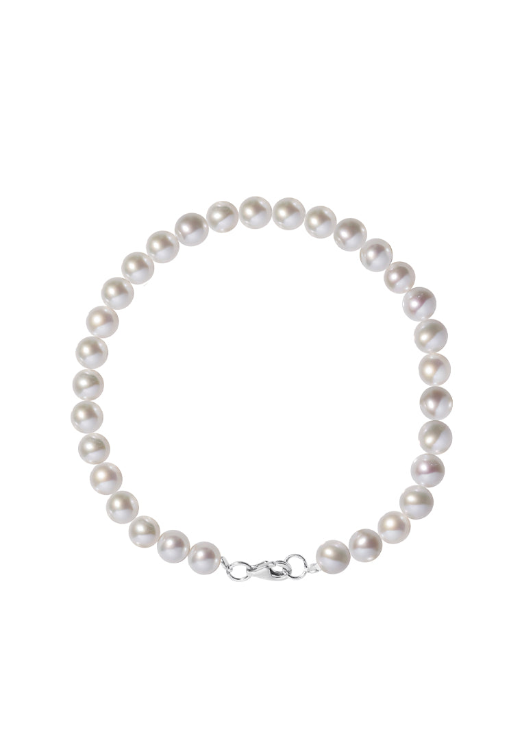 TOMEI Edison Pearl Bracelet, White