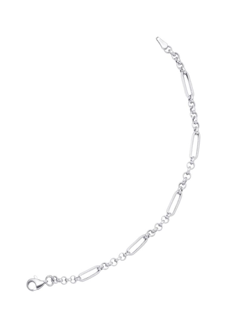 TOMEI Unisex Bracelet, White Gold 585