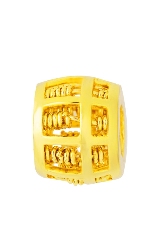 TOMEI All the Best Abacus Charm, Yellow Gold 916