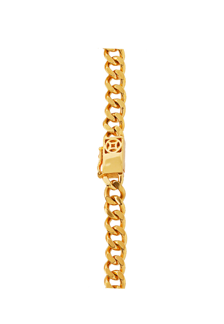 TOMEI Bracelet, Yellow Gold 916 (9M-GS-YG1309B-1C)