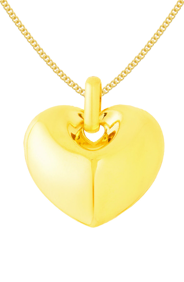 TOMEI Lusso Italia Heart Pendant, Yellow Gold 916