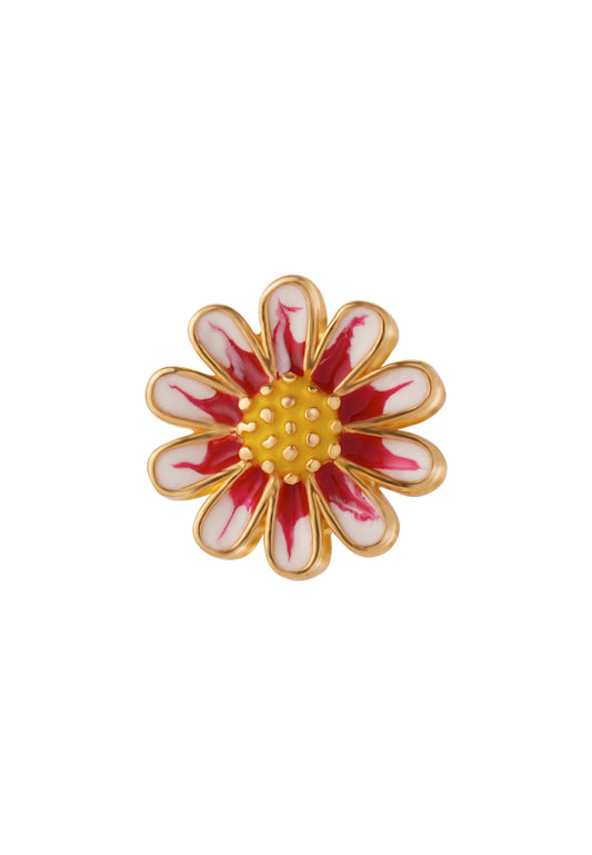 TOMEI Blossoming Flower Charm, Yellow Gold 916 (TM-YG0855P-EC) (2.10g)