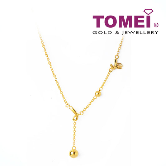 TOMEI Whimsically Delightful  Expression of Love Necklace, Yellow Gold 916