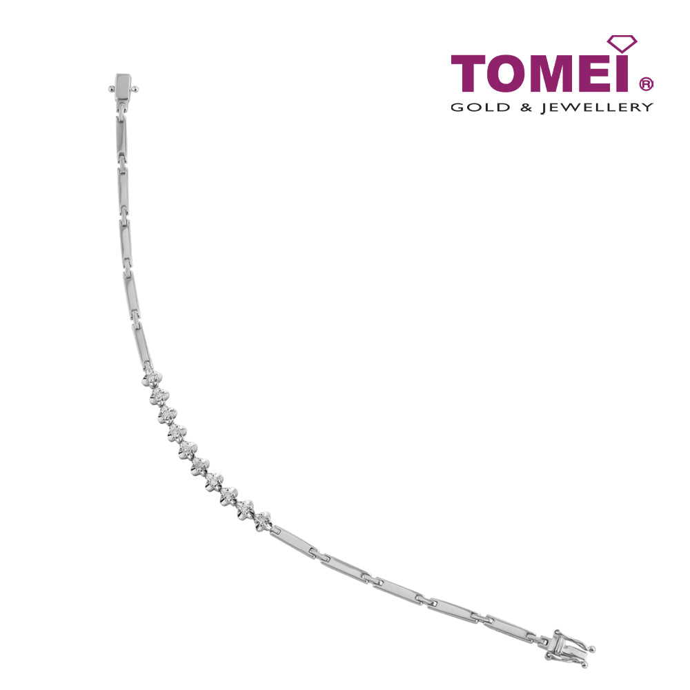 TOMEI Bracelet, Diamond White Gold 585