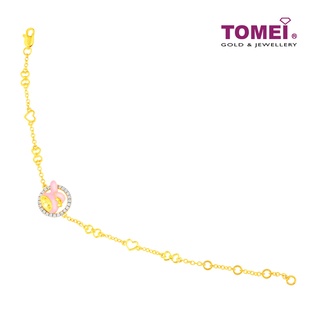 TOMEI My Melody Bracelet, Yellow Gold 916