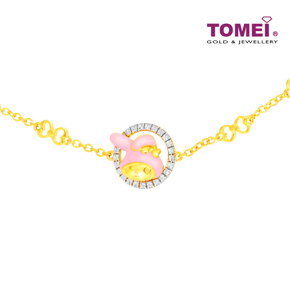 TOMEI My Melody Bracelet, Yellow Gold 916