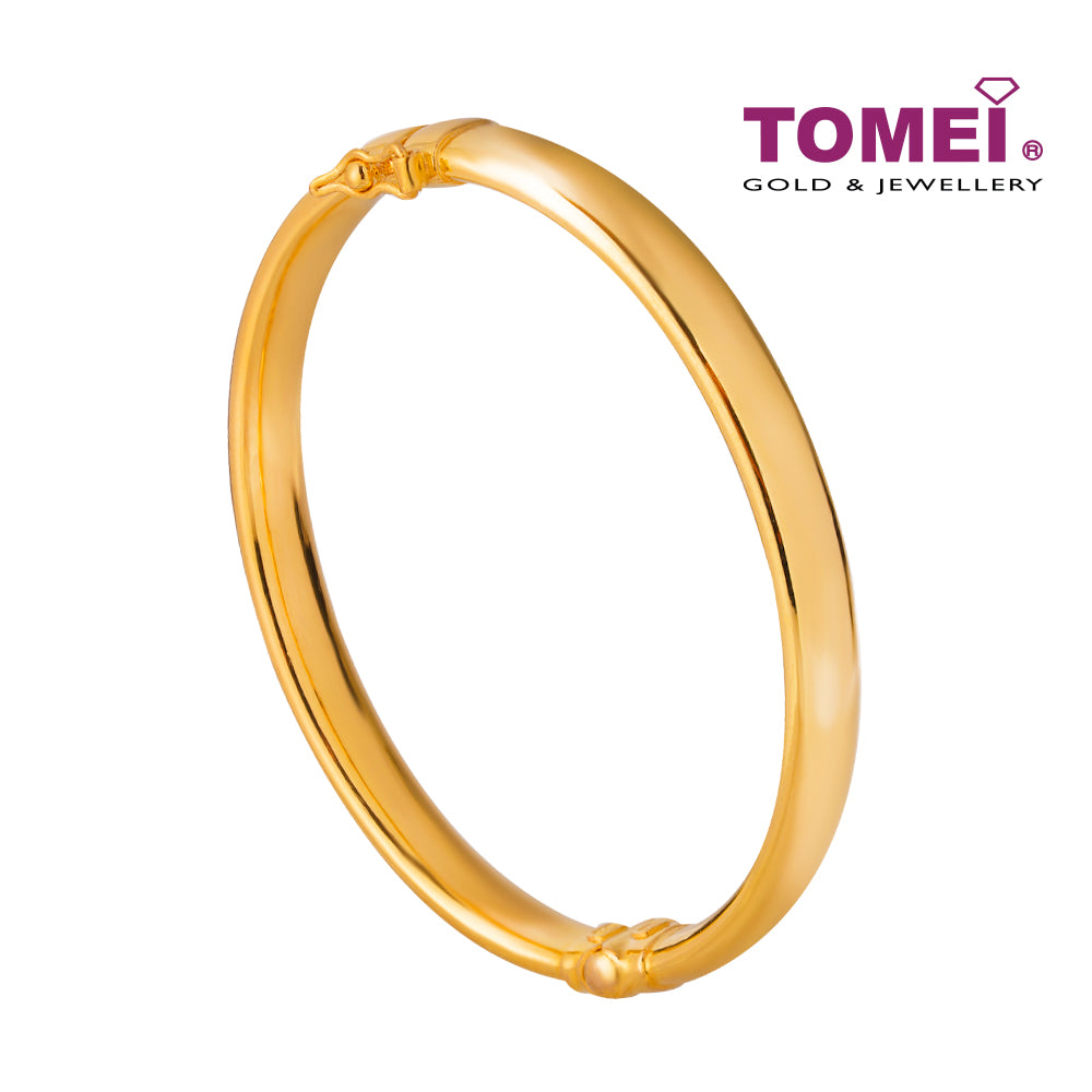 TOMEI Bangle, Yellow Gold 916 (9L-BK1620-1C)