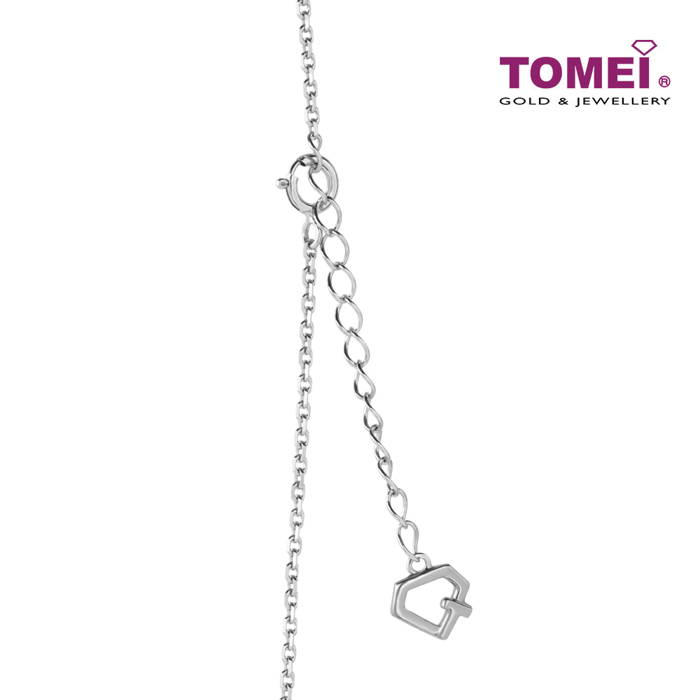 TOMEI Twinkly Trinkets Collection Diamond Necklace, White Gold 585