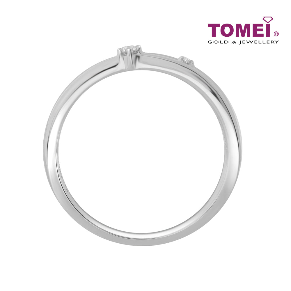 TOMEI Ring In The Season Collection, White Gold  585