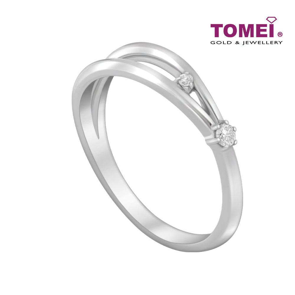 TOMEI Ring In The Season Collection, White Gold  585