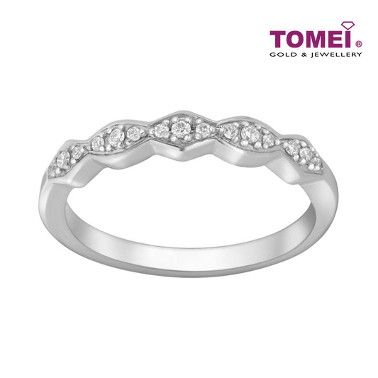 TOMEI Ring In The Season Collection, White Gold 750