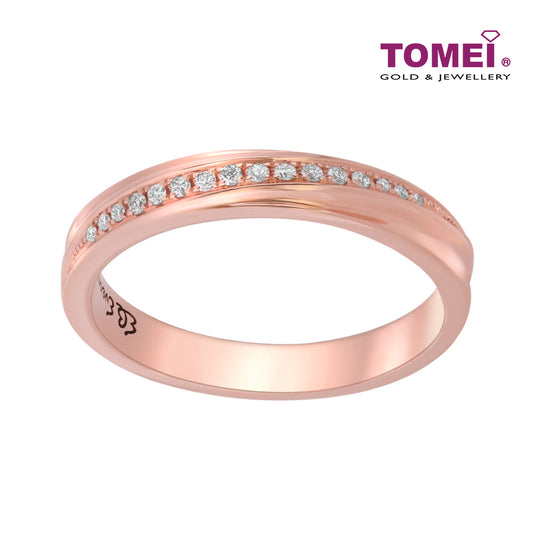 TOMEI EB Evermore Couple Rings Female, Rose Gold 750