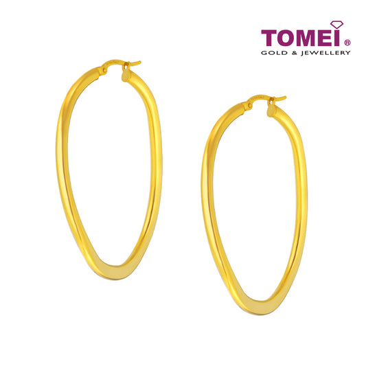 TOMEI Lusso Italia Golden Pizzaz Collection Earrings, Yellow Gold 916