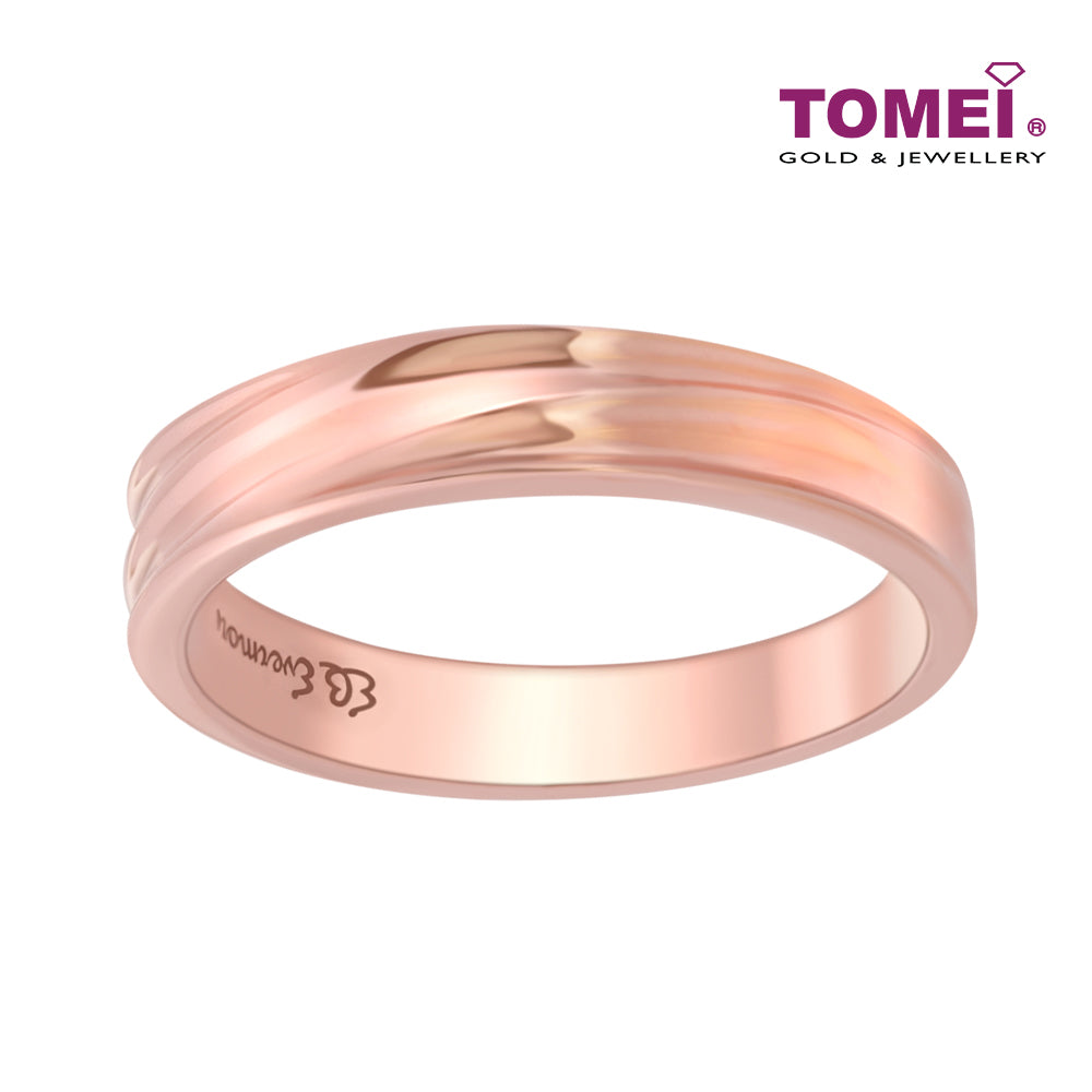 TOMEI EB Evermore Couple Rings Male, Rose Gold 750