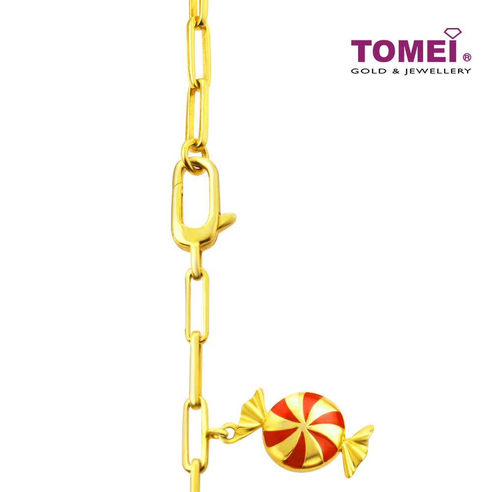 TOMEI Candy And Gingerman Bracelet, Yellow Gold 916