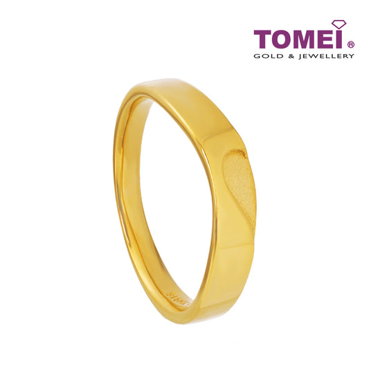 TOMEI Forever Love Couple Rings (For Women), Yellow Gold 916