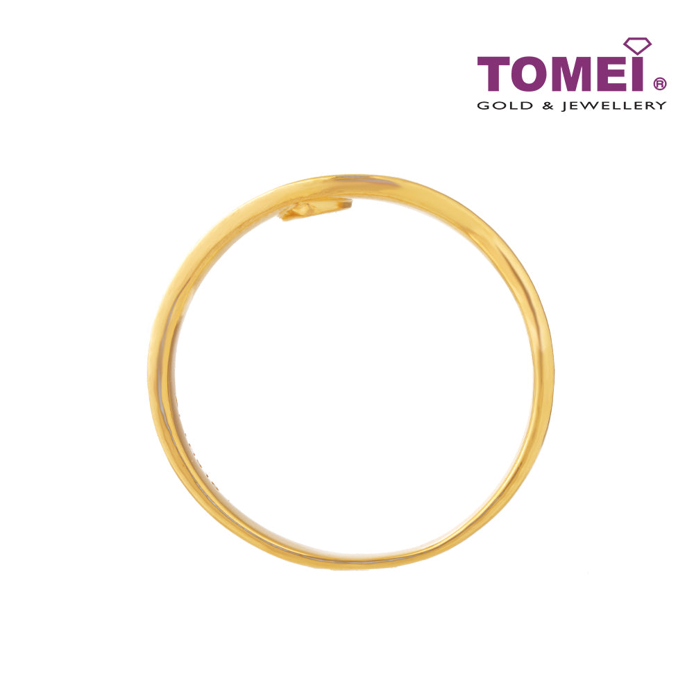 TOMEI Forever Love Couple Rings (For Men), Yellow Gold 916