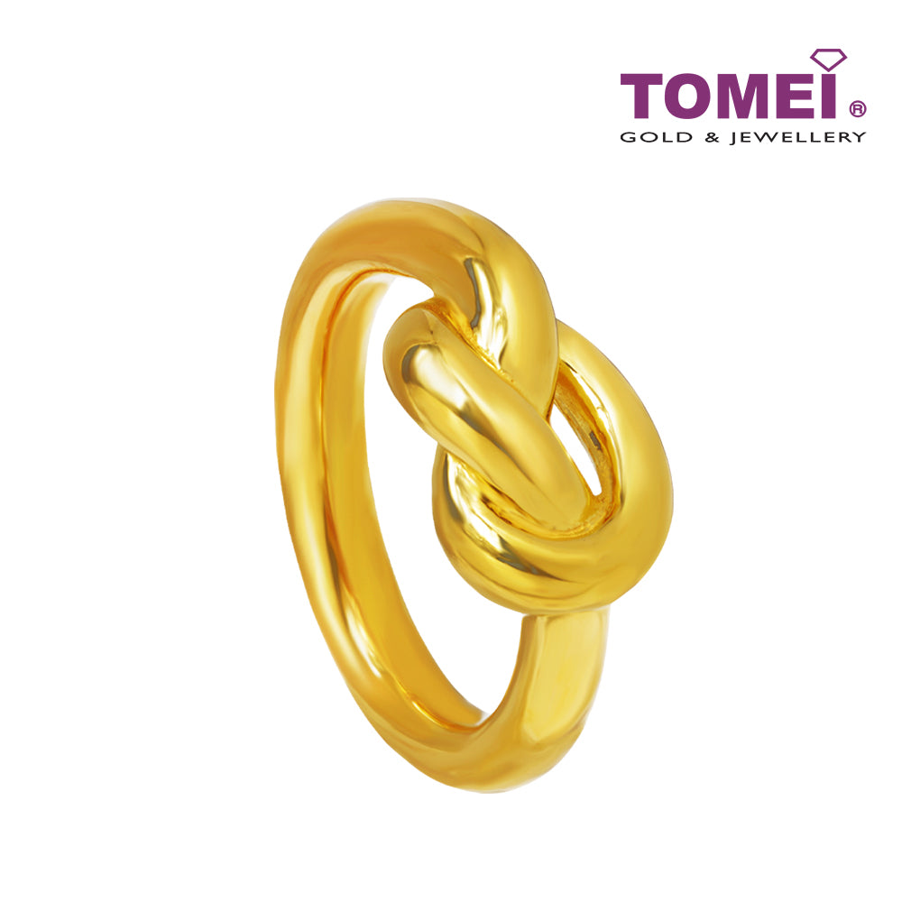 TOMEI Tie the Knot Ring, Yellow Gold 916