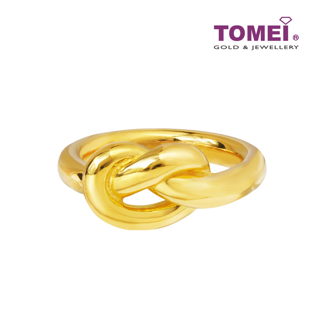 TOMEI Tie the Knot Ring, Yellow Gold 916