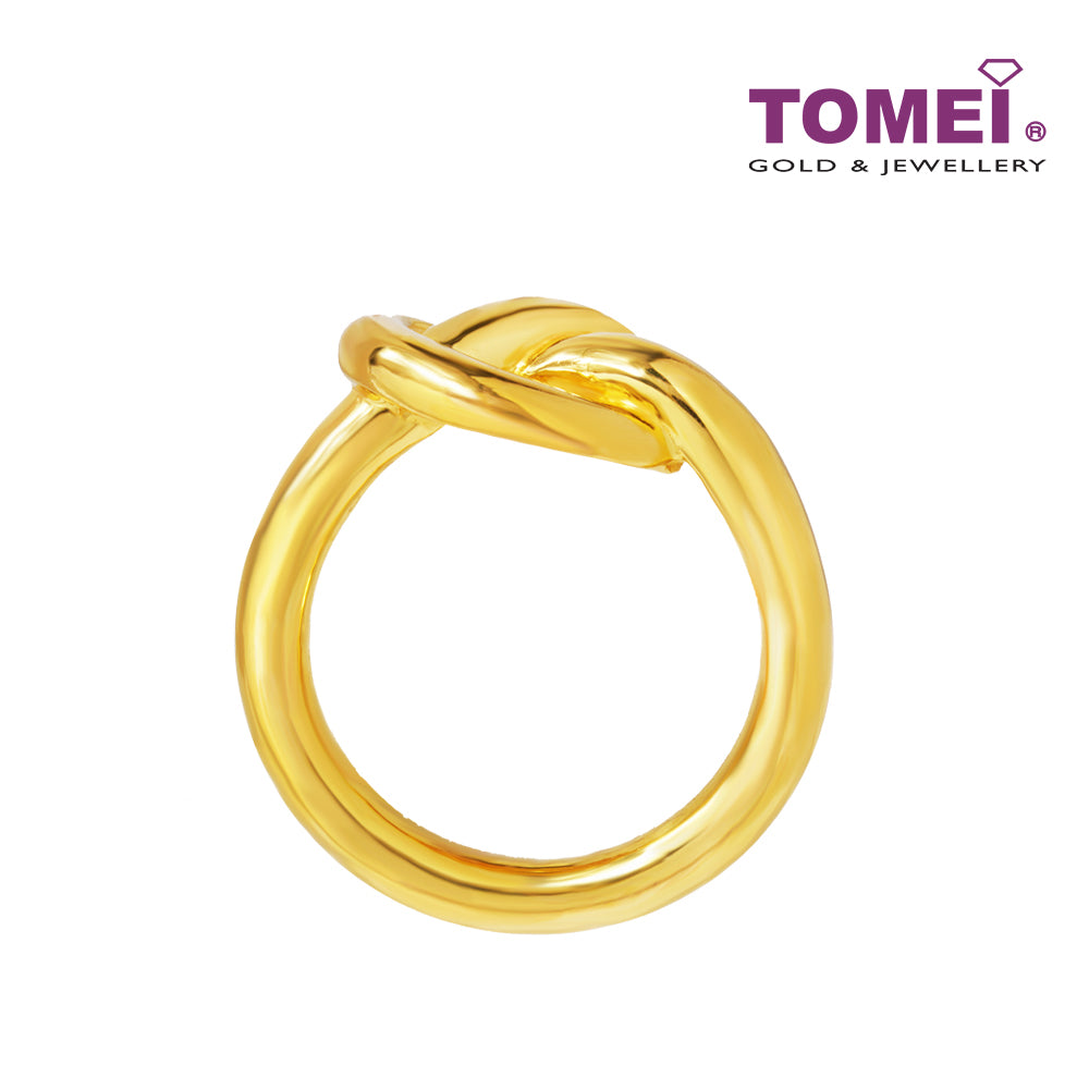 TOMEI Tie the Knot Ring, Yellow Gold 916