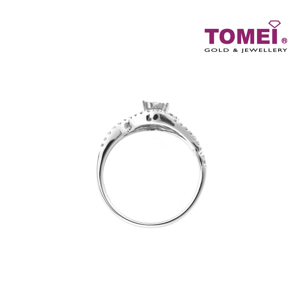 TOMEI Ring of Scintillescent Glamour, Diamond White Gold (R4019)