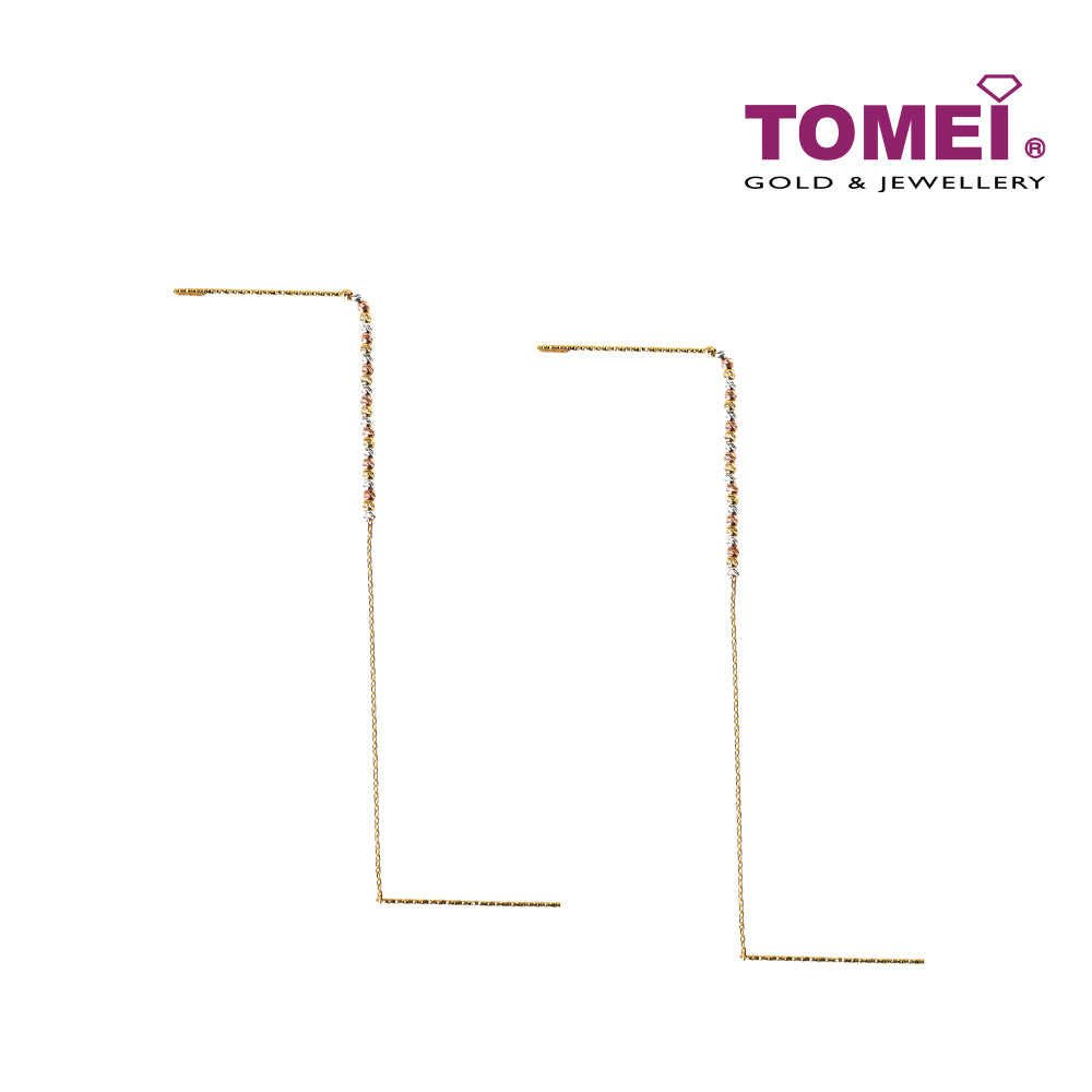 TOMEI Earrings, Yellow Gold 916 (IQ-X3WE217274-2C)