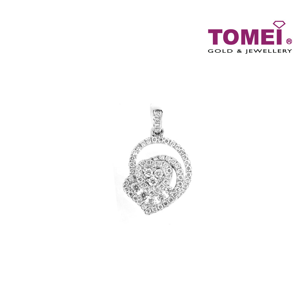 TOMEI Pendant, Diamond White Gold 750 (P5593)