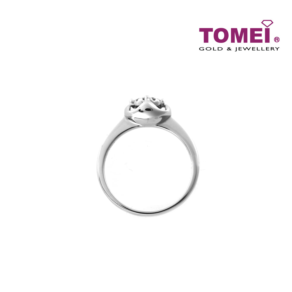 TOMEI Roseal Splendour Ring, Diamond White Gold 750 (R4136)