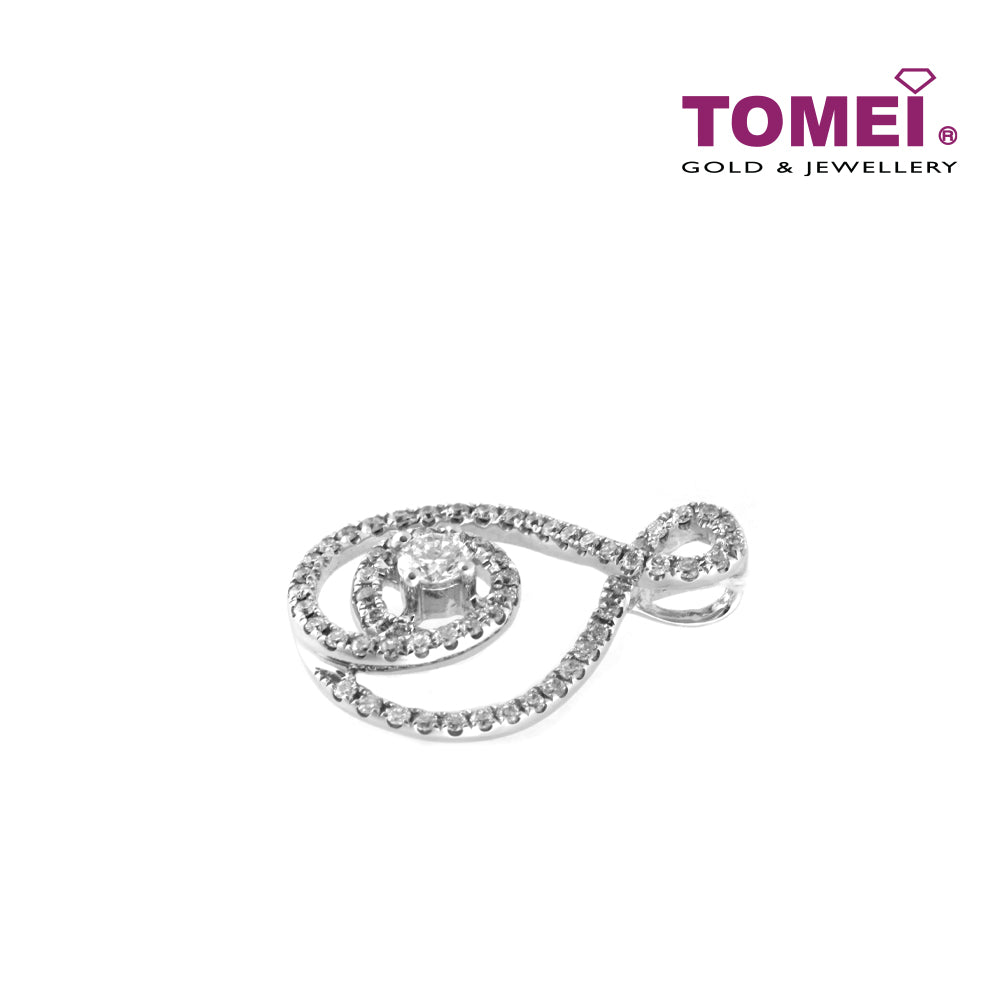 TOMEI Pendant, Diamond White Gold 750 (P4465)