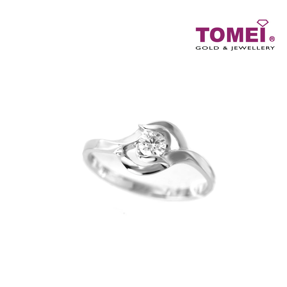 TOMEI Ring, White Gold 750 (AB6857)