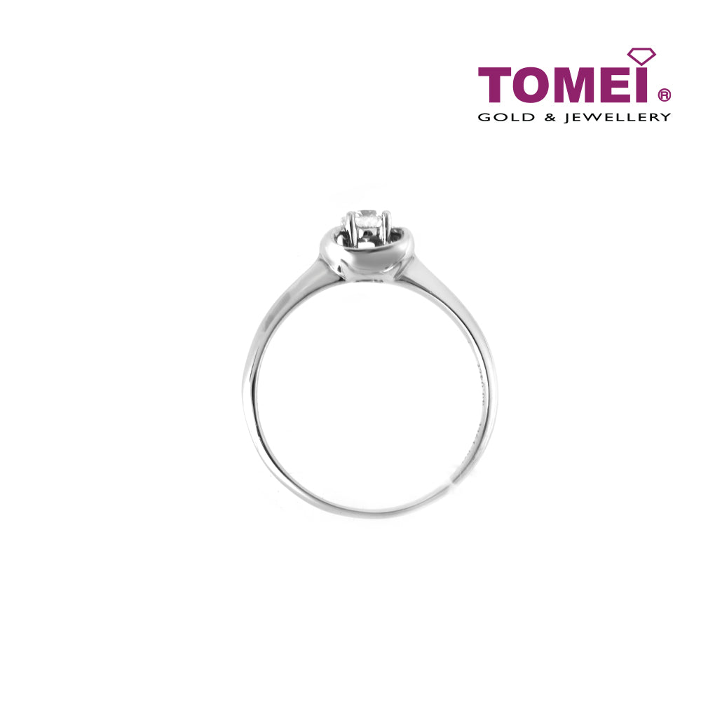 TOMEI Ring, Diamond White Gold 750 (SH-JS8588)