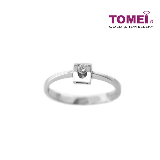 TOMEI Ring, Diamond White Gold 750 (DO0013577)