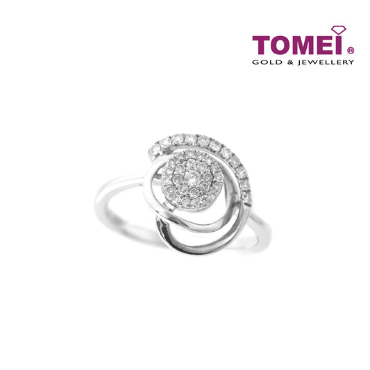 TOMEI Ring, Diamond White Gold 750 (PD17145R)