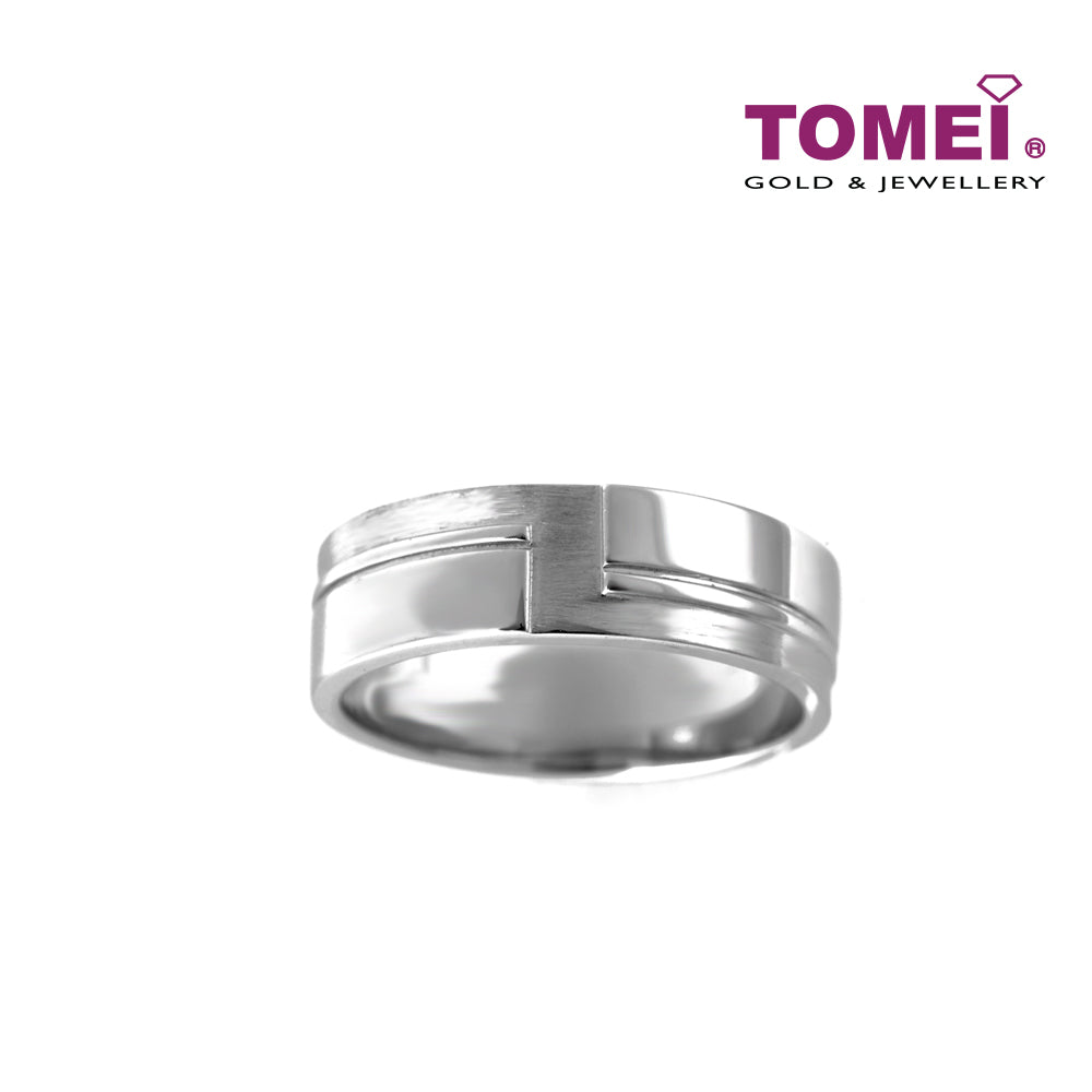 TOMEI Homme Series, Ring For Men Silver 925 + Palladium (HOM-R0618)