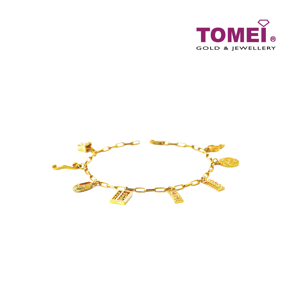 TOMEI Bracelet, Yellow Gold 916