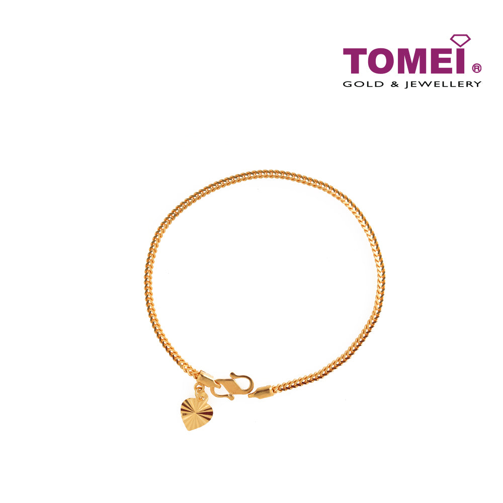 TOMEI Bracelet, Yellow Gold 916 (9M-RZ050MM05-XR)