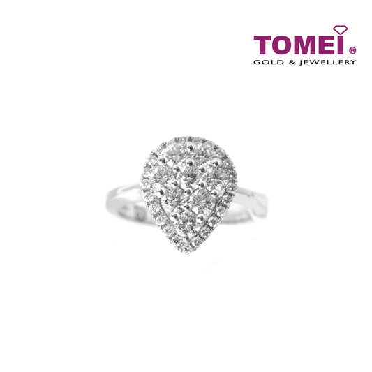 TOMEI Vignette of Passionate Romance Ring, Diamond White Gold 750 (R3637)