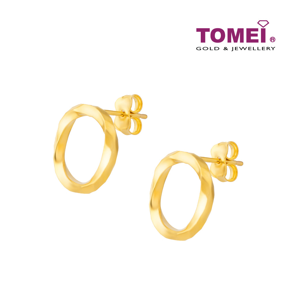 TOMEI Earrings, Yellow Gold 916