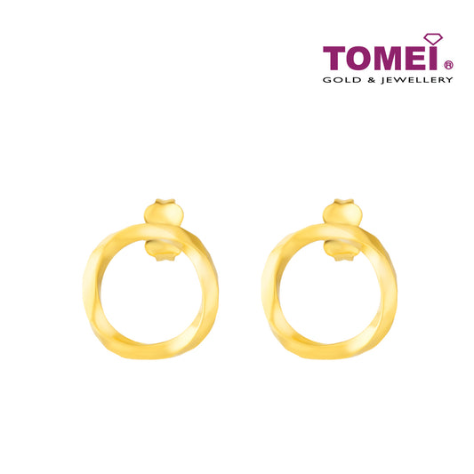 TOMEI Earrings, Yellow Gold 916