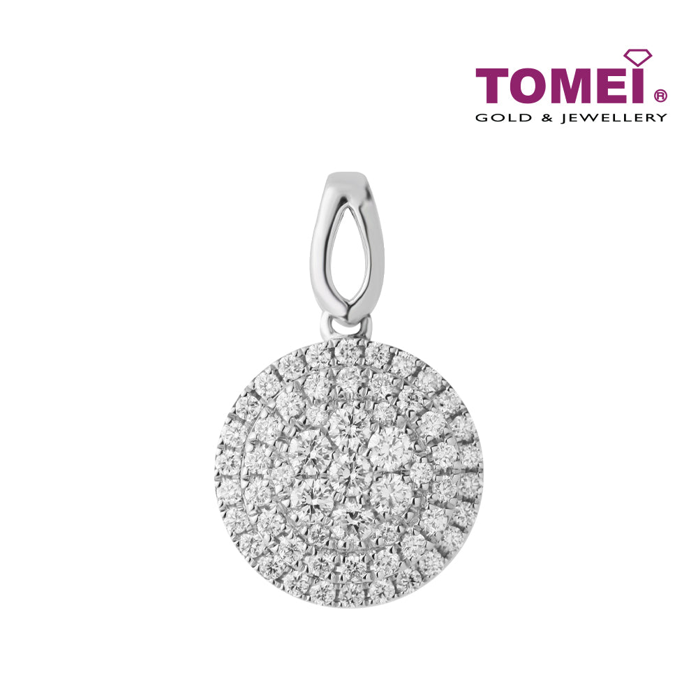 TOMEI Celina Pendant, White Gold 750 (P5192)