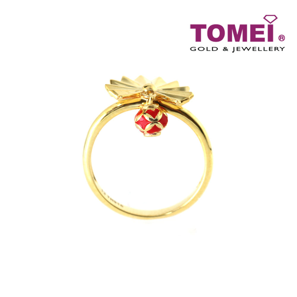 TOMEI Ring, Yellow Gold 916
