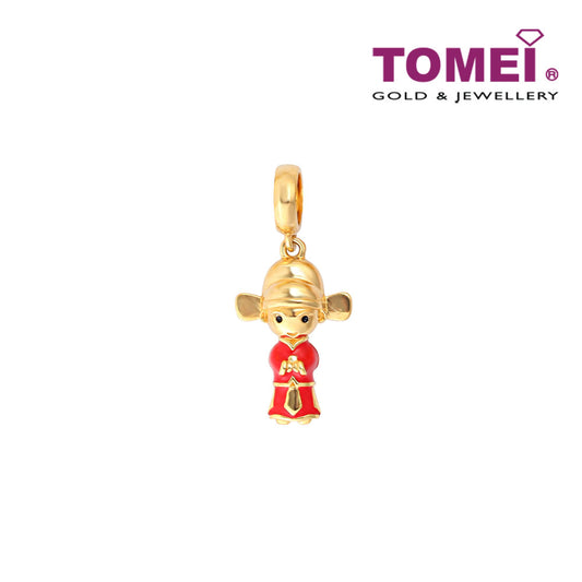 TOMEI Groom Charm, Yellow Gold 916