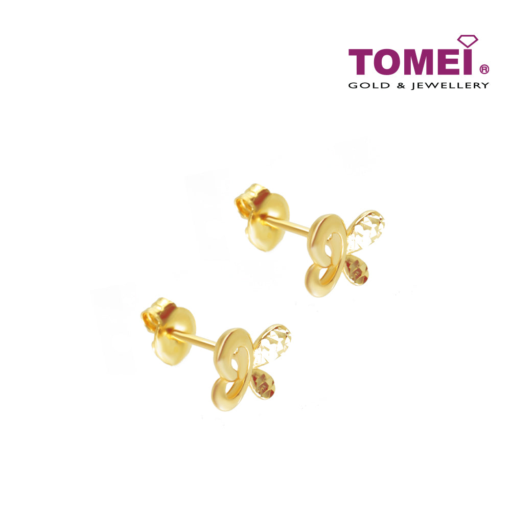 TOMEI Earring, Yellow Gold 916