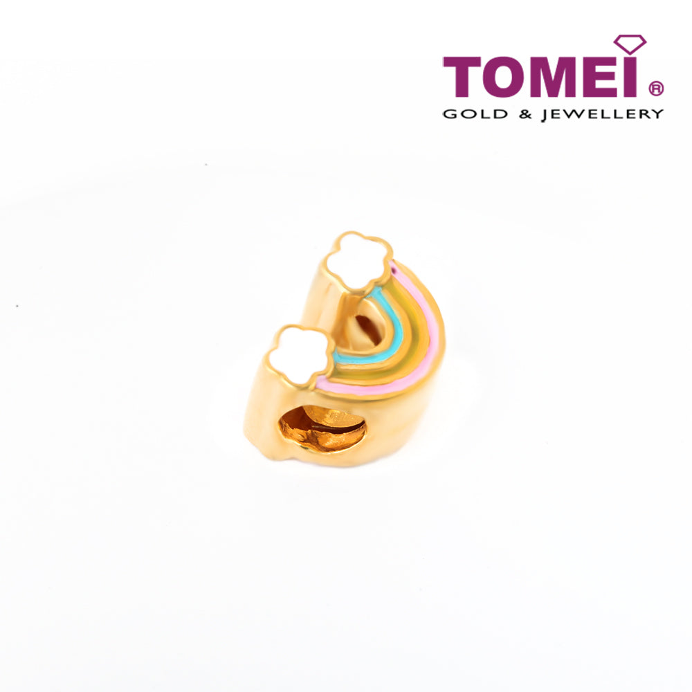 [TOMEI Online Exclusive] Rainbow of Dreams Come True Charm, Yellow Gold 916