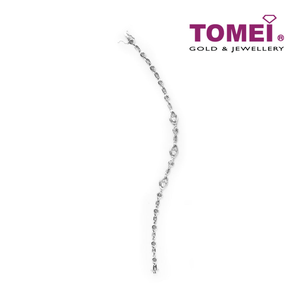 TOMEI Bracelet in Astral Rays of Glitz, Diamond White Gold 375 (B0699/B0699A)
