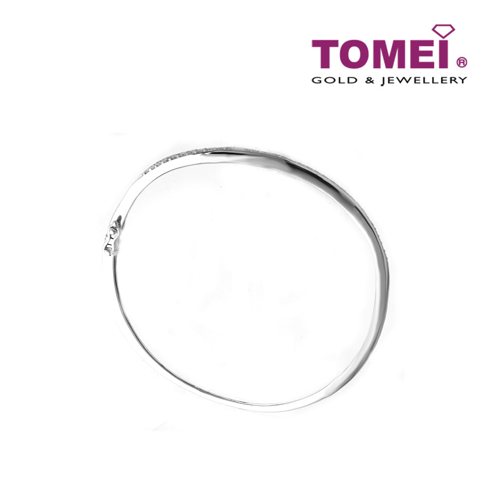 TOMEI Bangle of Linearity in Glitzy Verve, Diamond White Gold 750 (DL0006898)