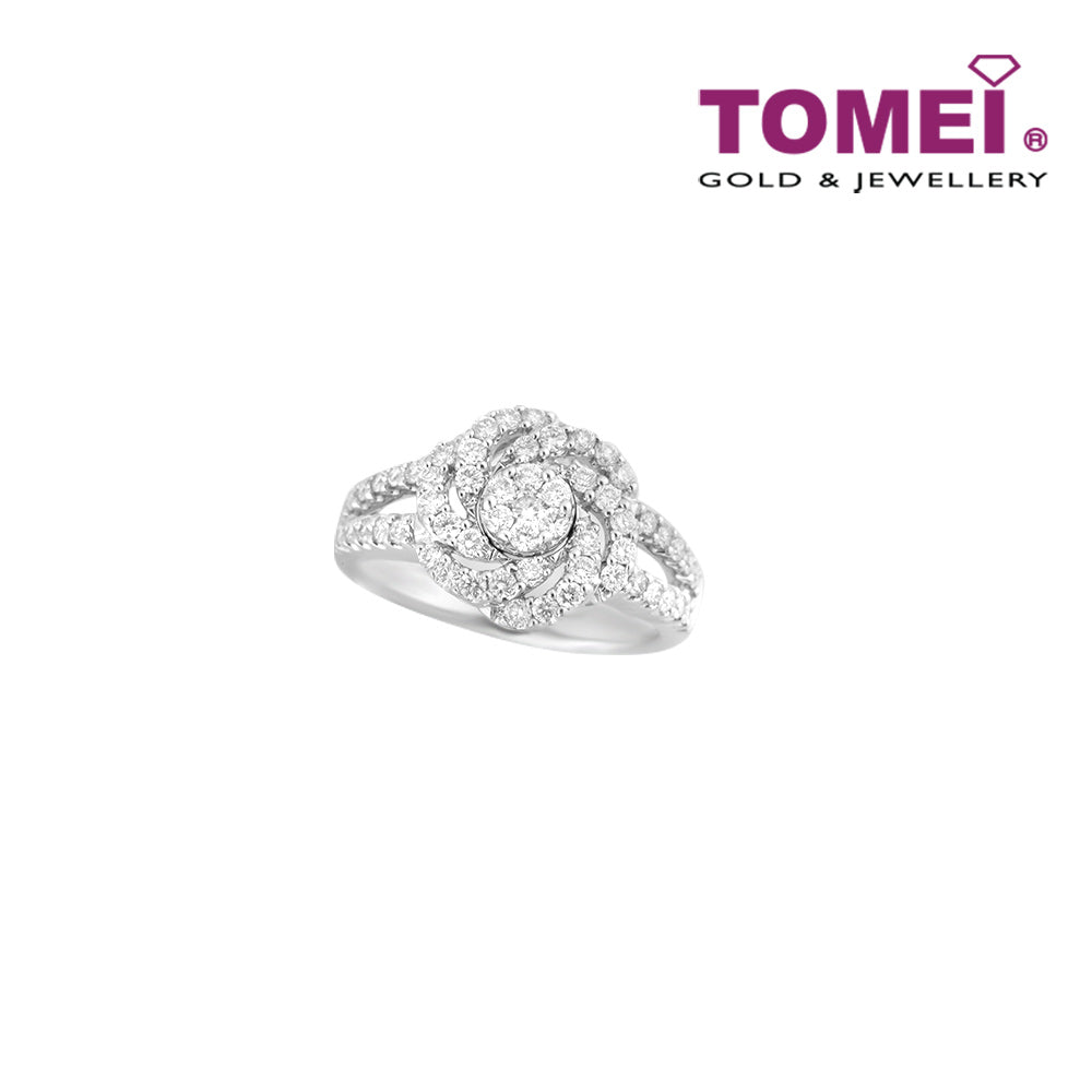 TOMEI Ring, Diamond White Gold 750 (DO0125535)