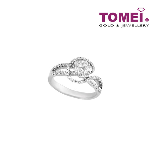 TOMEI Ring, Diamond White Gold 750 (DO0136073)