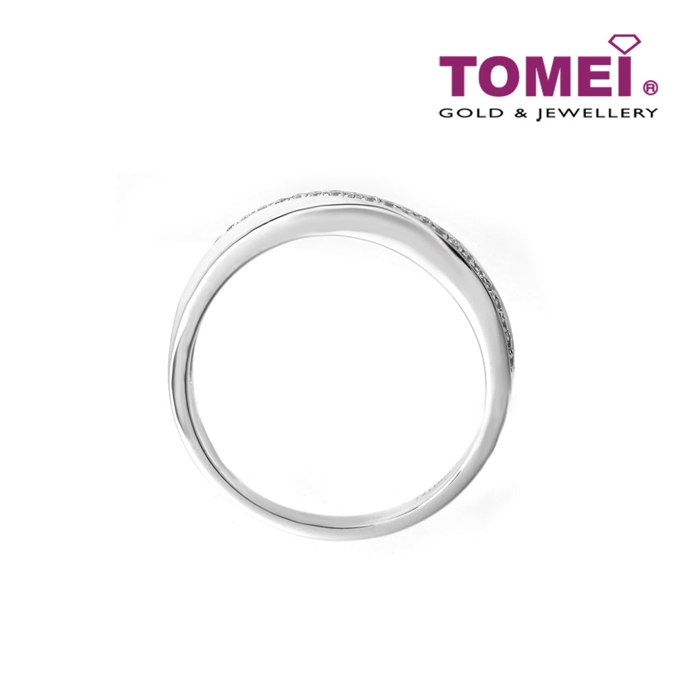 TOMEI Ring of Luxuriated in Luminosity, Diamond White Gold 750 (R4000)