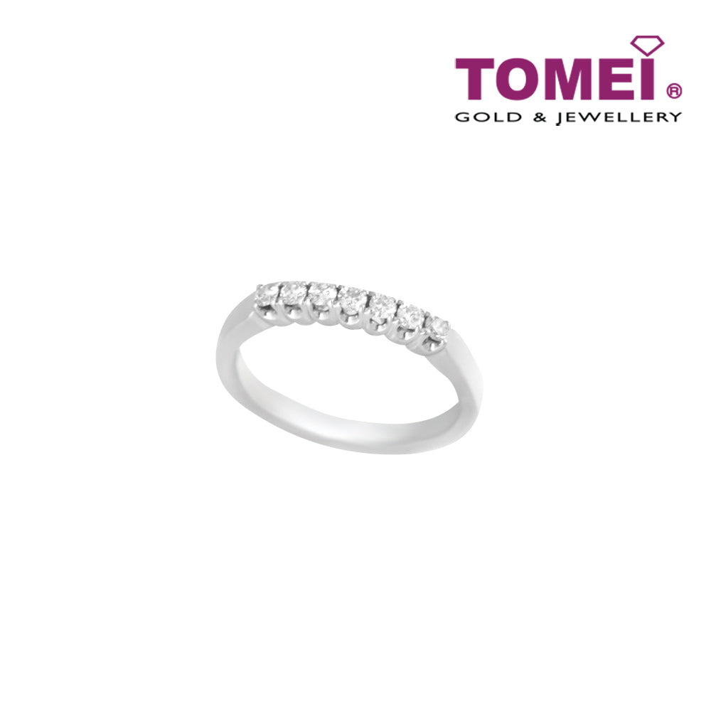 TOMEI EB Evermore Ring, Diamond White Gold 750 (R3577)